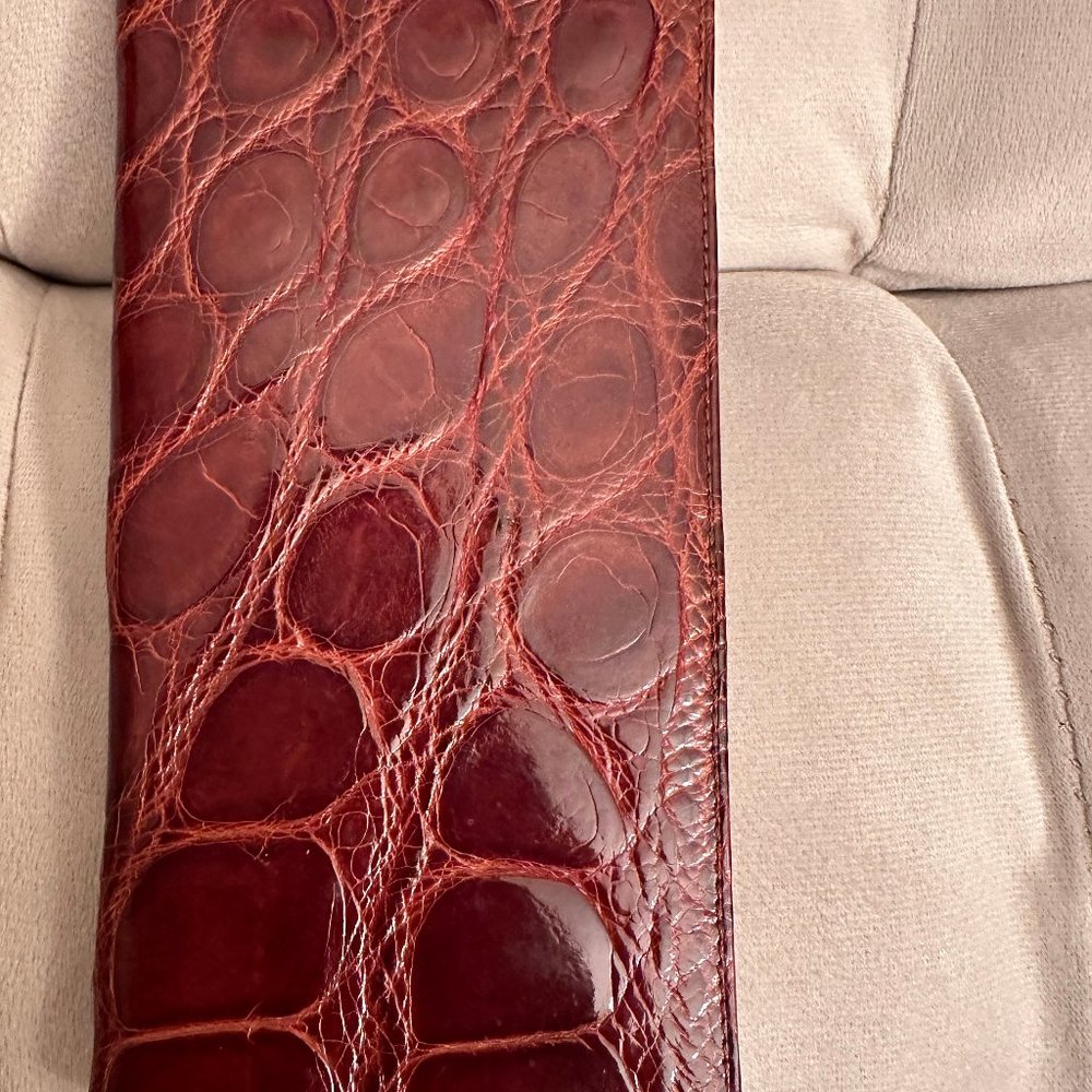 - Mens Brown Polo Ralph Lauren Alligator Continental Wallet